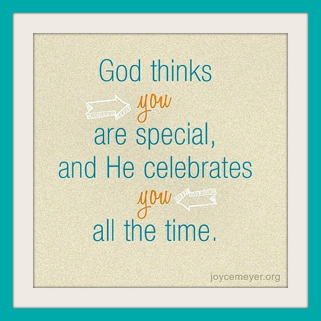 God celebrates you -framed